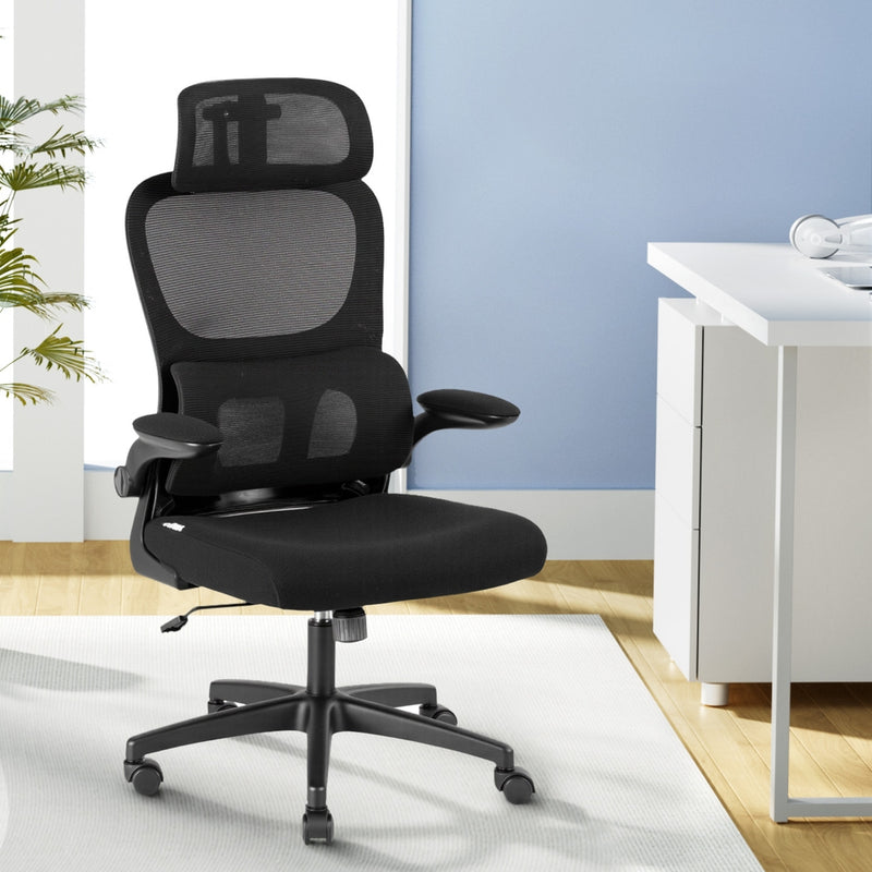 Ergonomic Mesh Office Chair – Adjustable, Black