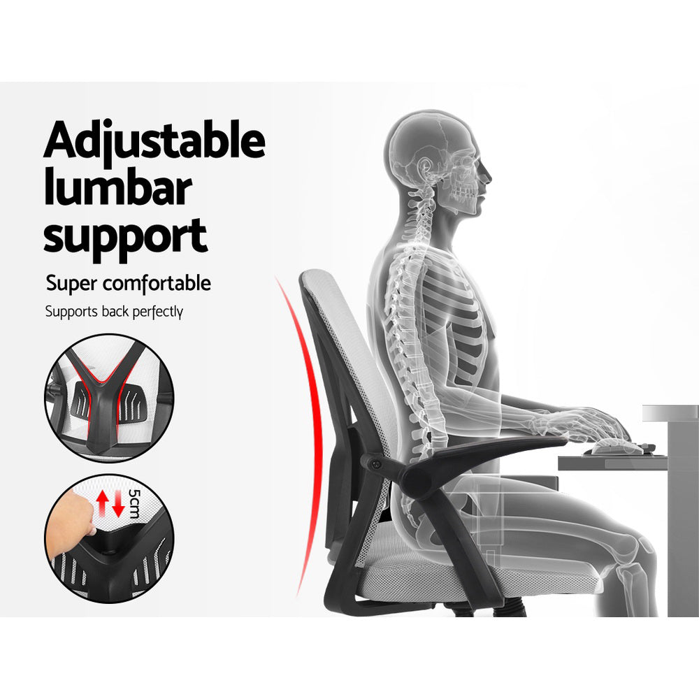 Nile Executive Mesh Office Chair – Grey – Standard