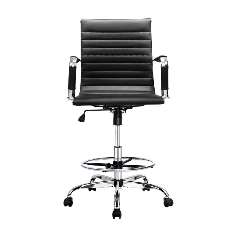 Leather Office Chair - Black