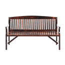 3 Seat Outdoor Wooden Garden Bench - Charcoal