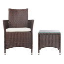 3 PC Outdoor Bistro Set - Brown