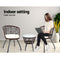 3 PC Outdoor Rattan Table & Chairs - Brown