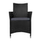 Set of 2 - Outdoor Wicker Dining Chairs