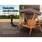 3 Seater Wooden Swing Chair Canopy