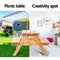Kids Outdoor Table and Picnic Bench Set - Wooden