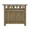 Outdoor Wooden Storage Bench Box - Brown