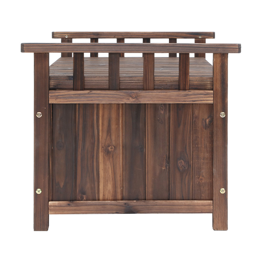 Meridian Outdoor Storage Bench – Charcoal – 106 cm
