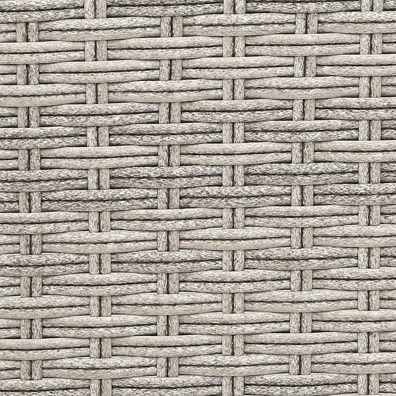 5-Piece Outdoor Recliner & Table Set – Wicker Furniture, Grey