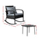 2 PC Wicker Rocking Chair & Table Set – Patio Lounge