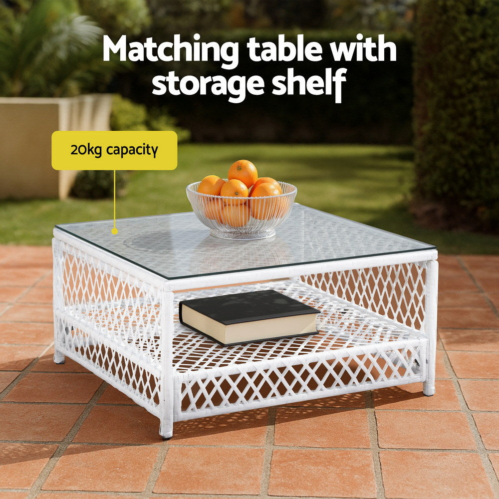 Haven 4 Seater Outdoor Sofa Set – Multi – 5 Piece