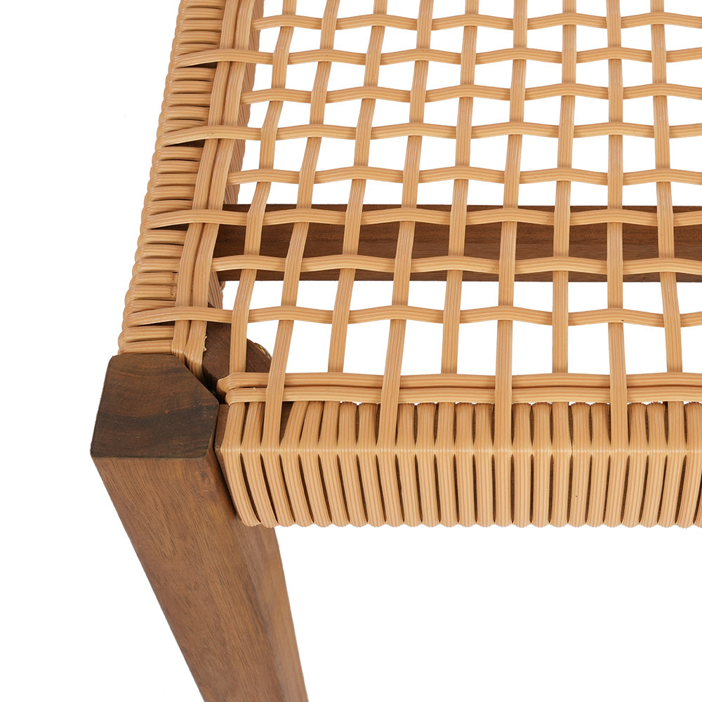 Halston Acacia Wood Garden Bench – Natural – 2 Seater