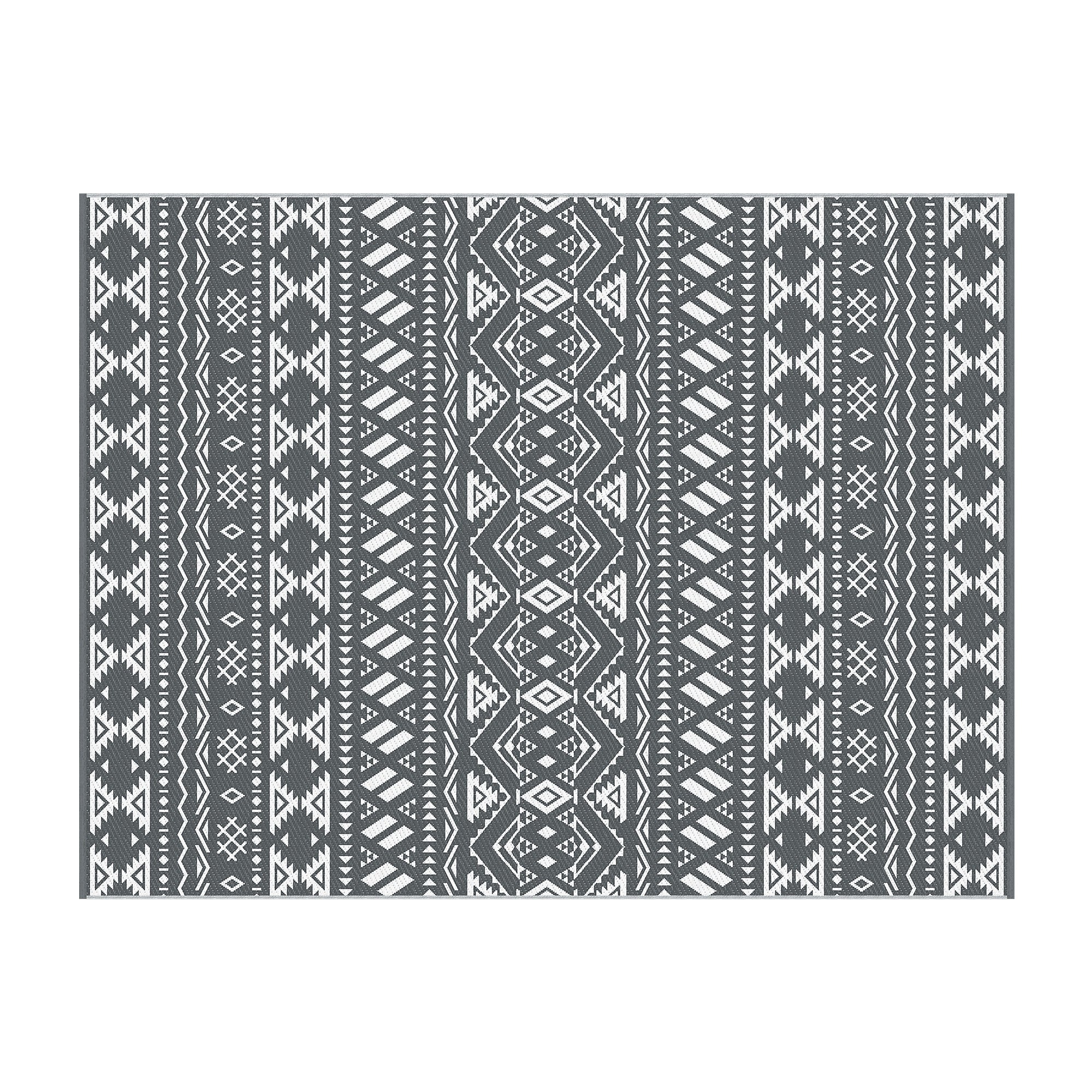 Halston Outdoor Area Rug – Grey – Large