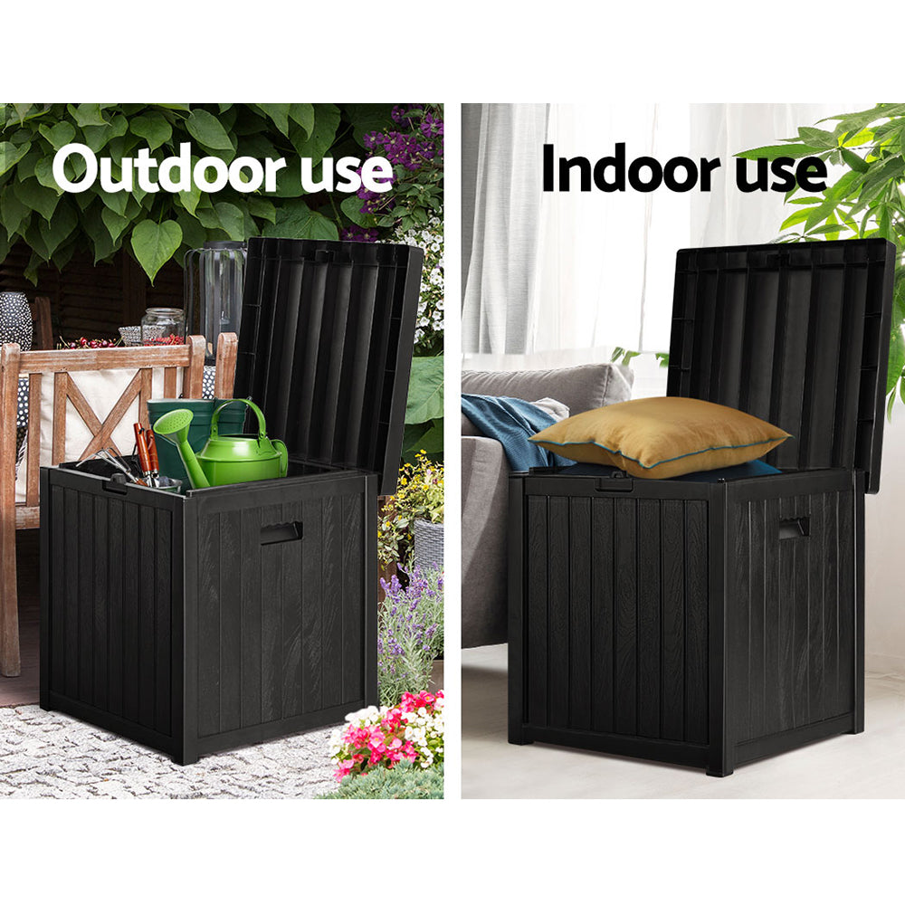 Preston Outdoor Storage Box – Black – 195L