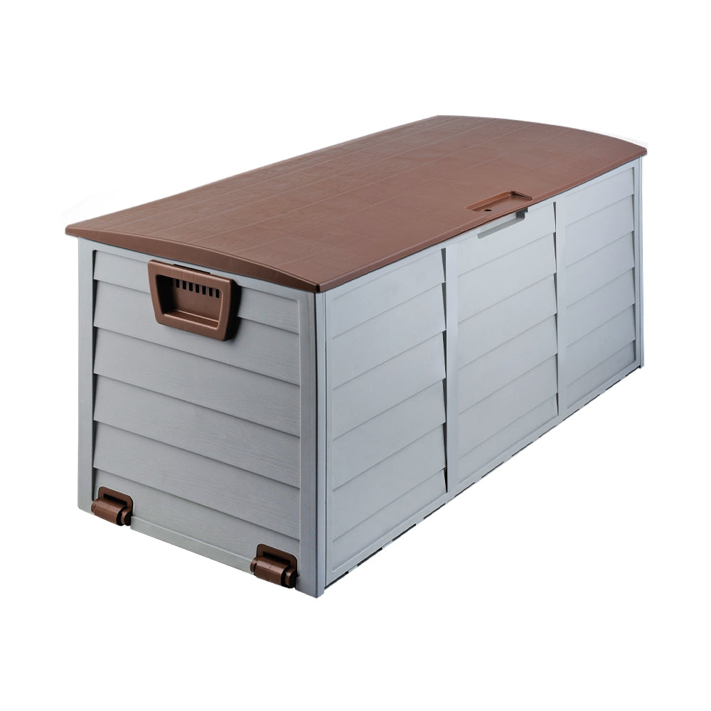 Marston Outdoor Storage Box – Brown – 290L