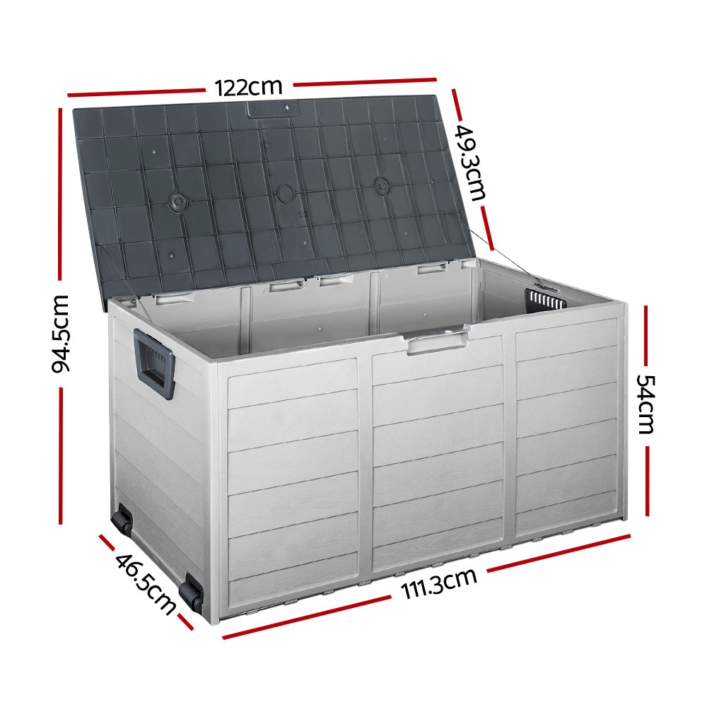 Aldwin Outdoor Storage Box – Grey – 290L