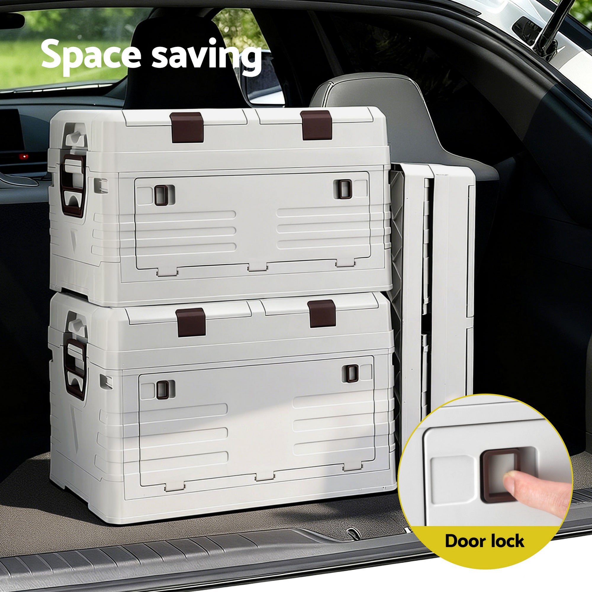 Haven Outdoor Storage Box – Beige – 80L