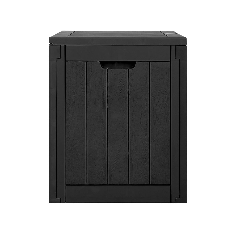 Korvyn Outdoor Storage Box – Black – 118L