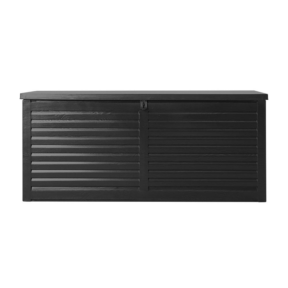 Alderon Outdoor Storage Box – Black – 490L