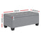 Blanket Storage Ottoman – Linen, 97cm Grey