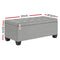 Blanket Storage Ottoman – Linen, 97cm Light Grey