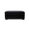 Blanket Storage Ottoman – Leather, 80cm Black