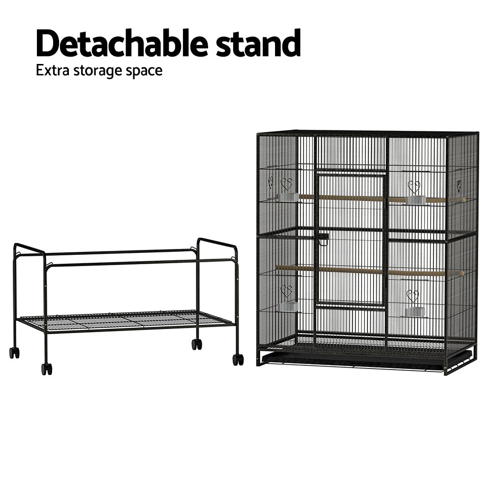 Sterling Large Bird Cage – Black – 138 cm