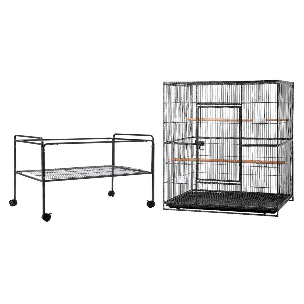 Voyager Mobile Bird Cage – Black – 160 cm