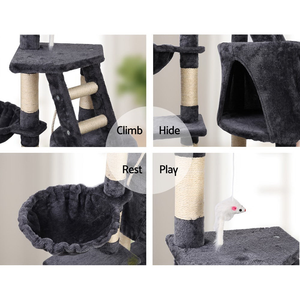 Cosmos Multi-Level Cat Tree – Dark Grey – 120 cm
