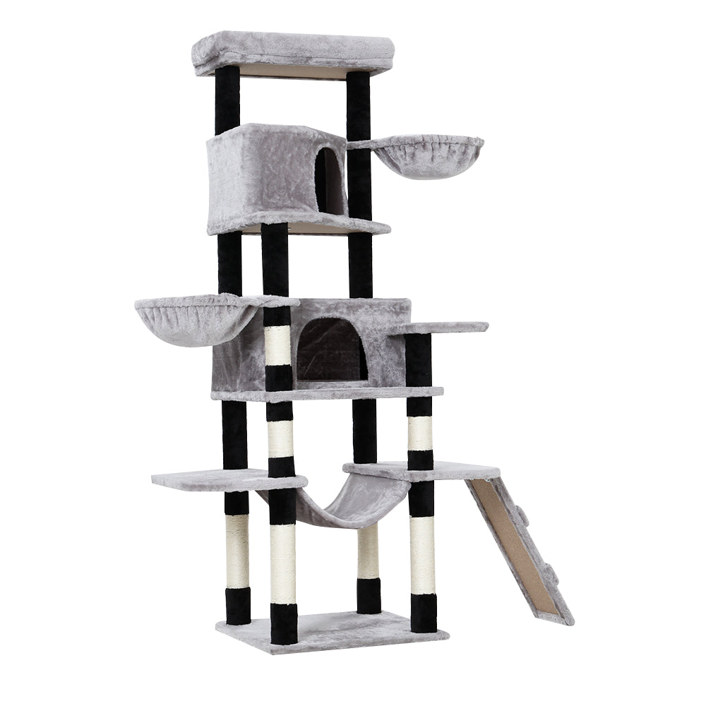 Fela Cat Tree Tower – Light Grey – 161 cm