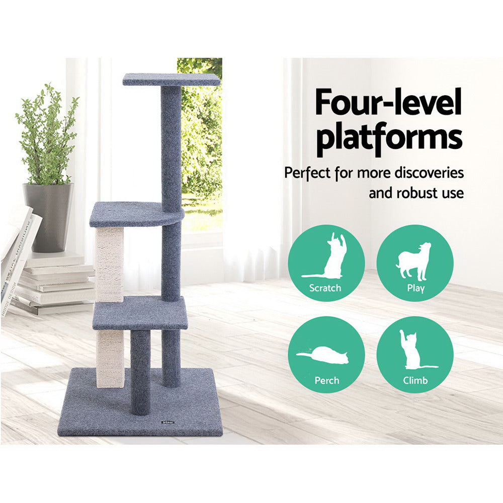 Altura Cat Tree – Grey – 124 cm