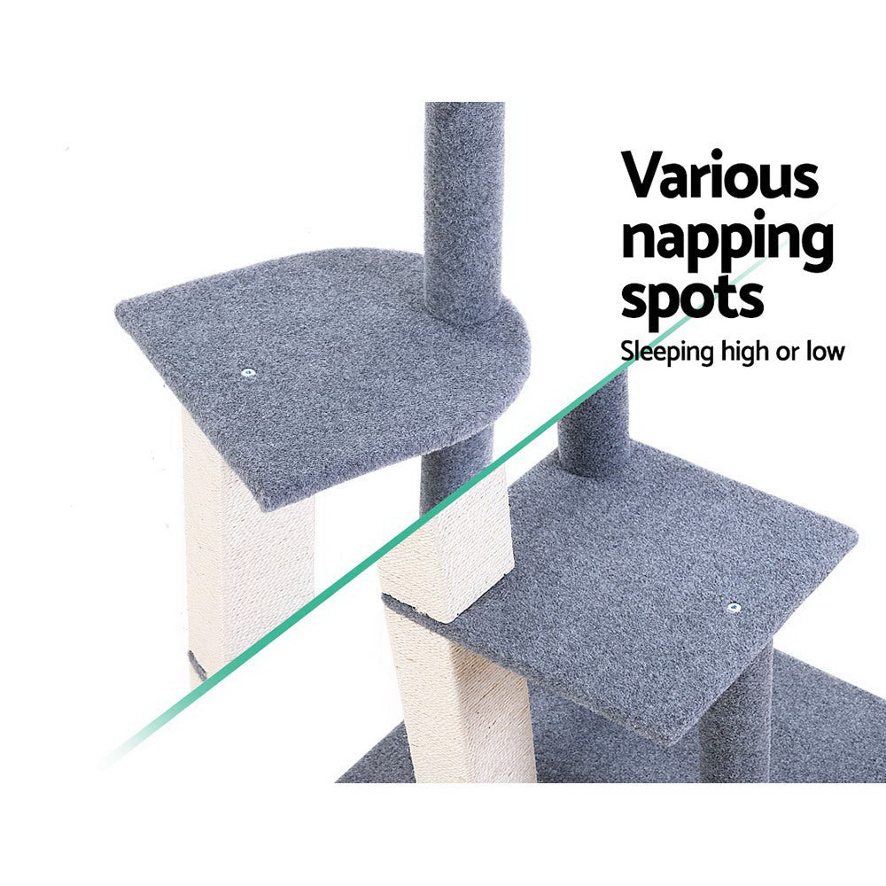 Altura Cat Tree – Grey – 124 cm