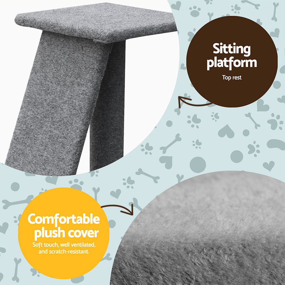 Felino Cat Scratching Post – Grey – 82cm