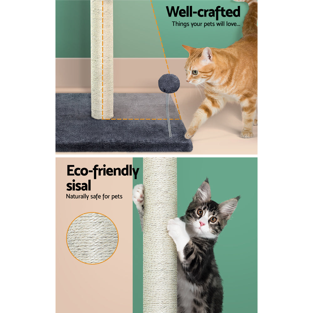 Zena Cat Tree Tower – Grey – 105 cm