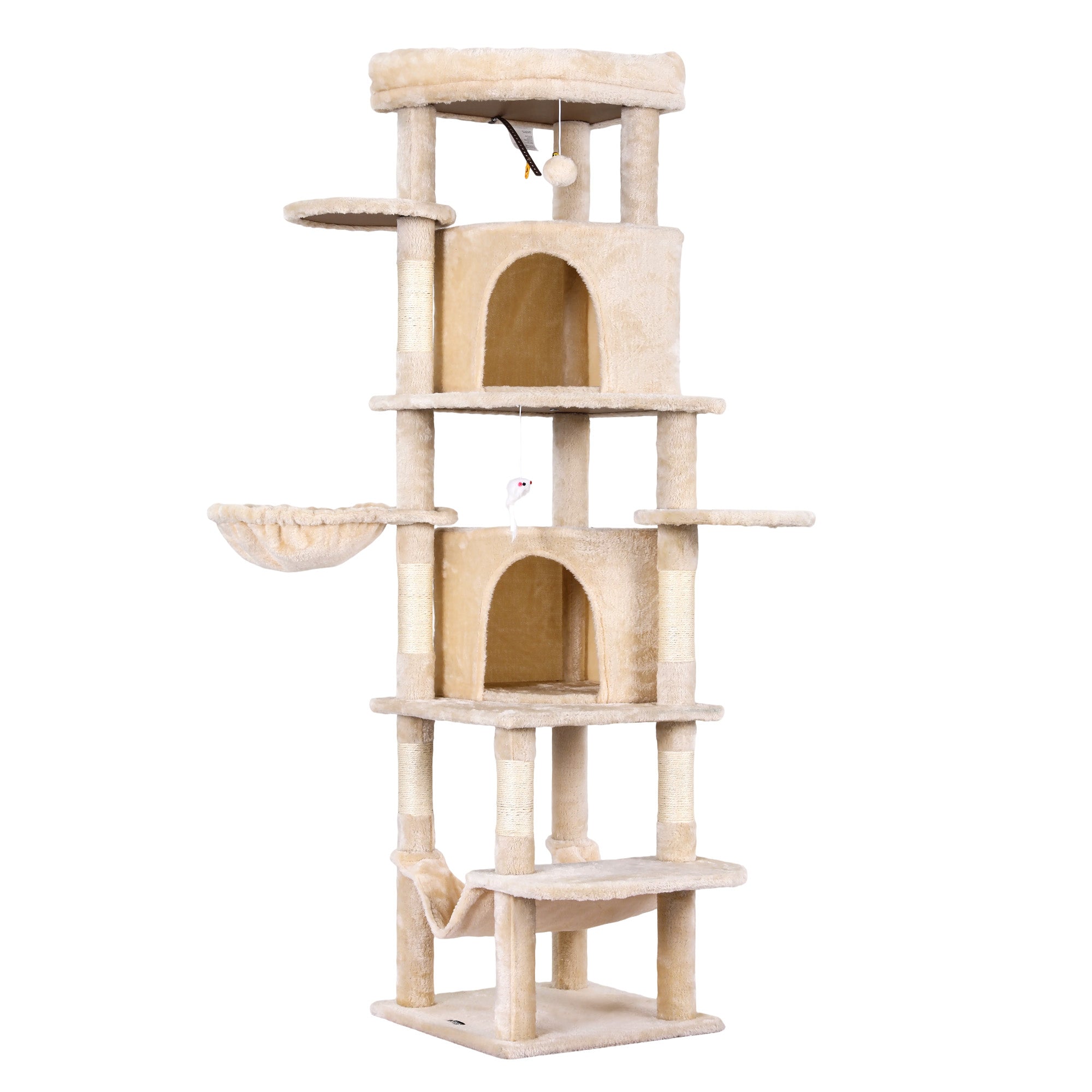 Maddox Cat Tree Tower – Beige – 167 cm