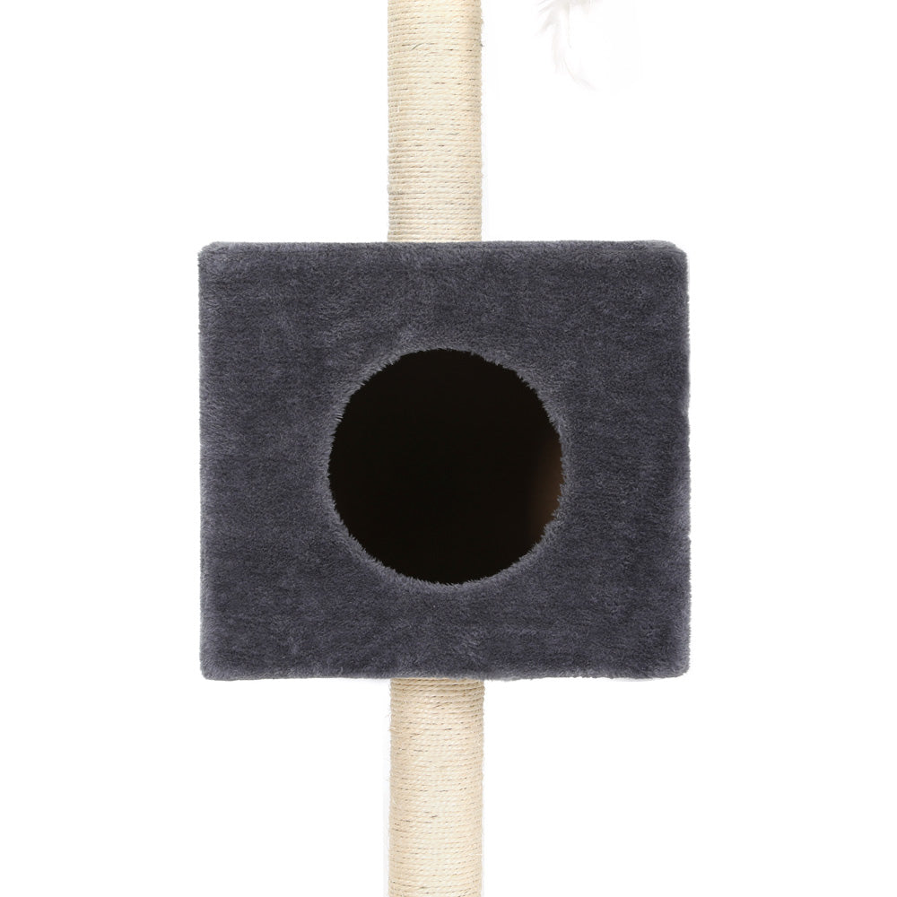 Summit Floor-to-Ceiling Cat Tree – Dark Grey – 260 cm