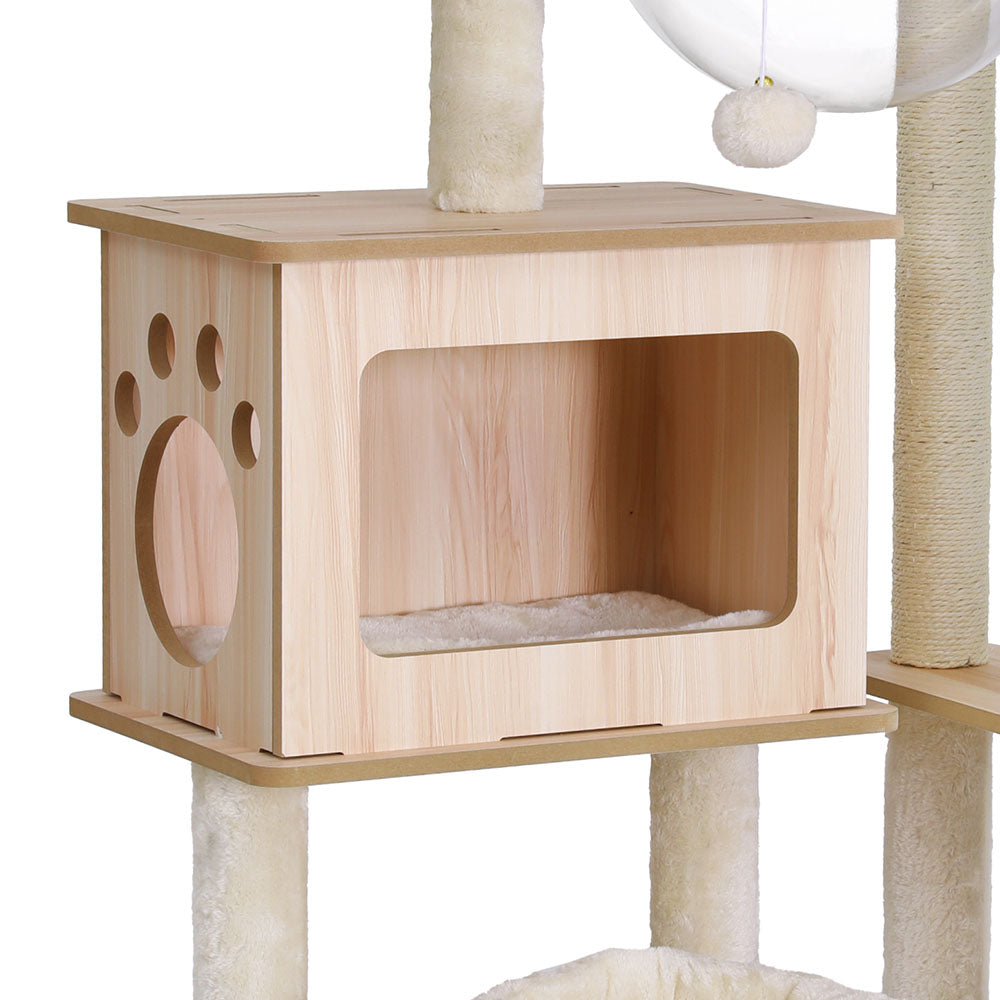 Devon Cat Scratching Tree – Beige – 142 cm
