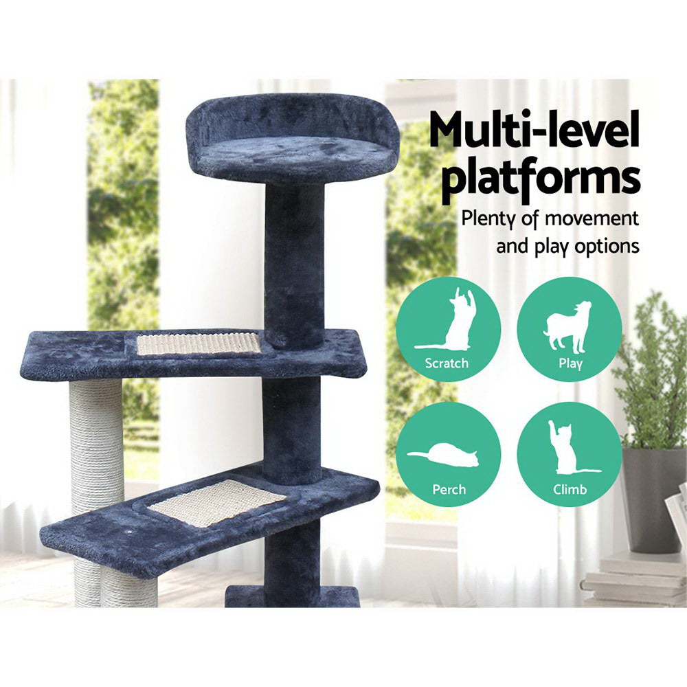 Elmara Cat Tree – Grey – 100 cm