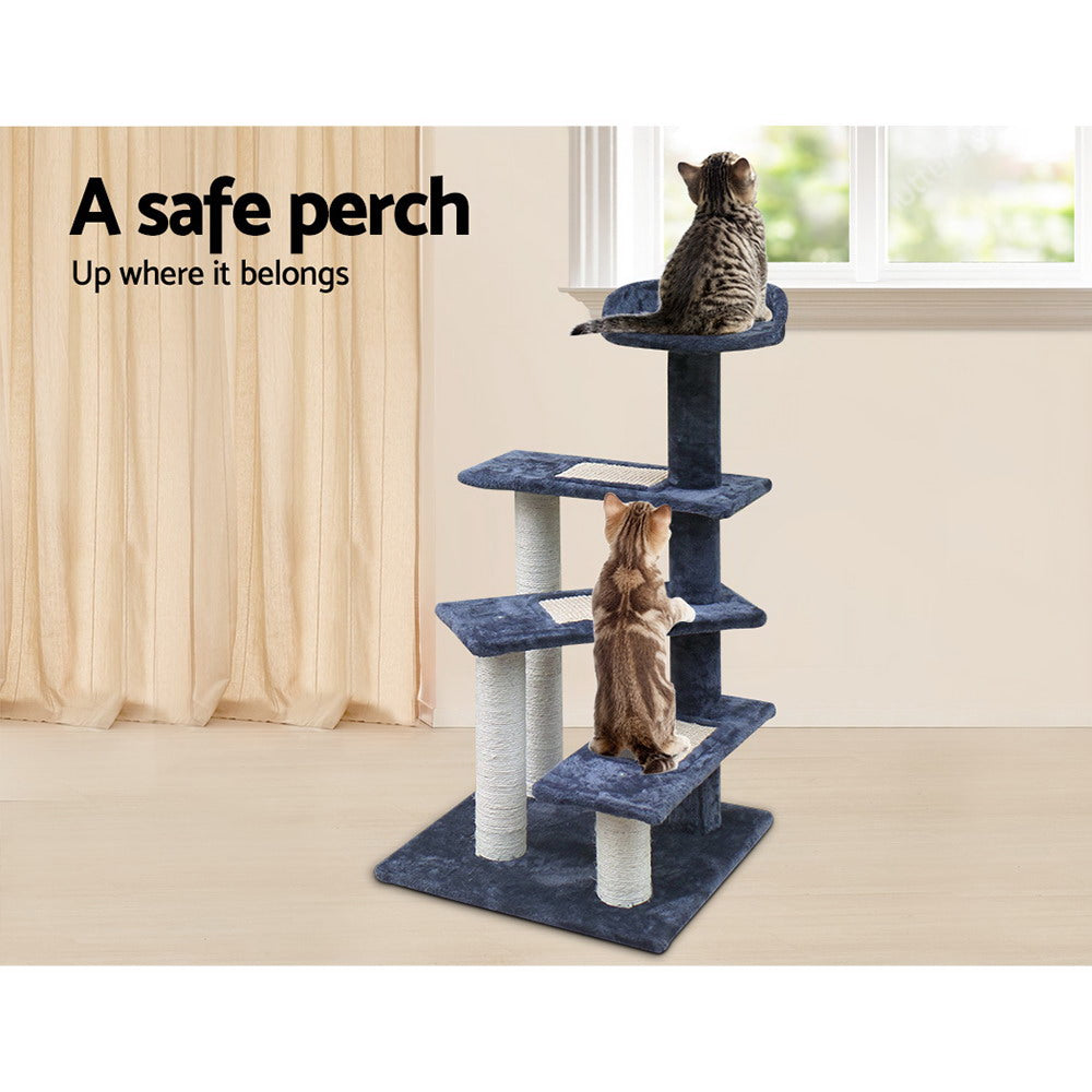 Elmara Cat Tree – Grey – 100 cm