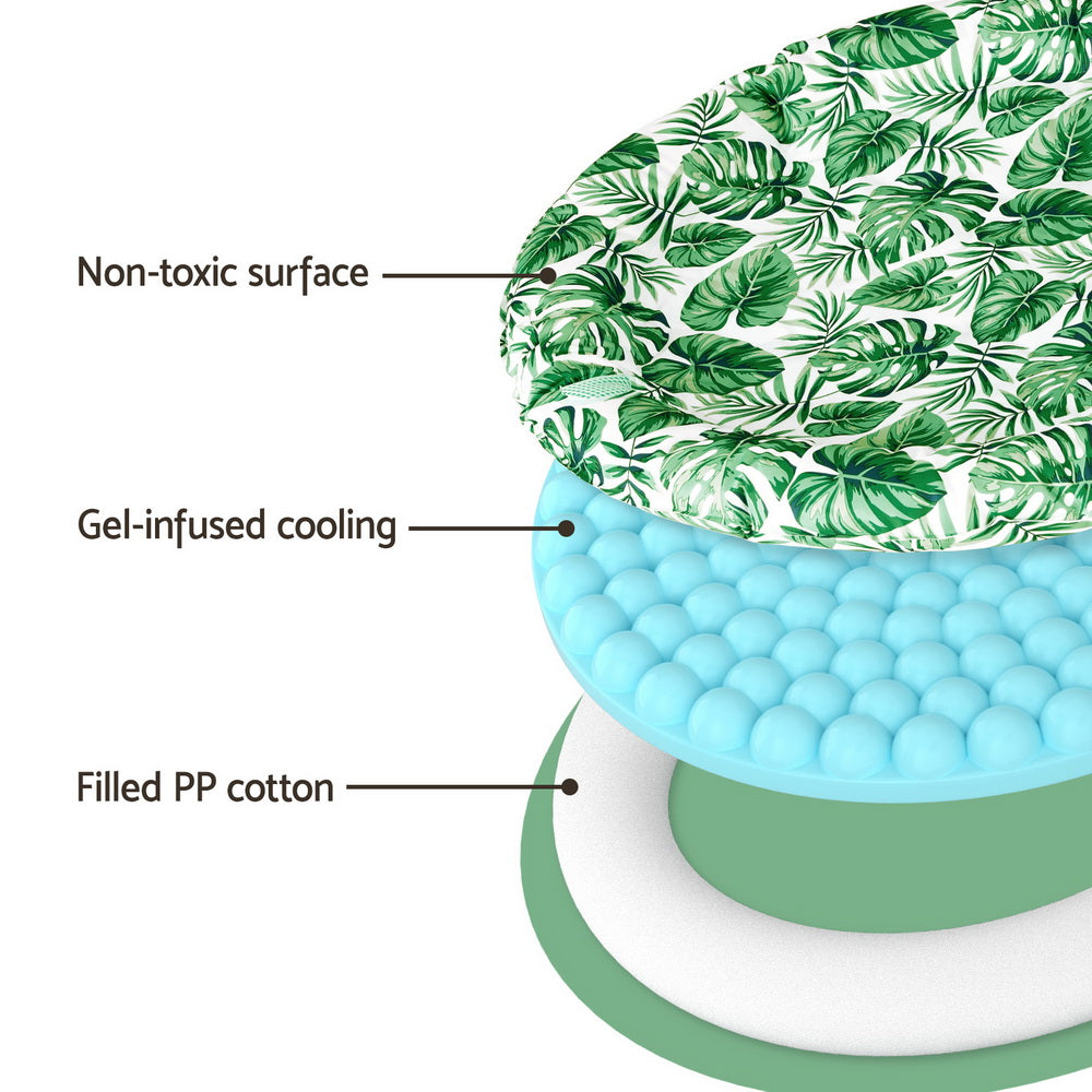 Zenith Gel Cooling Mat – Green – Round 75 cm