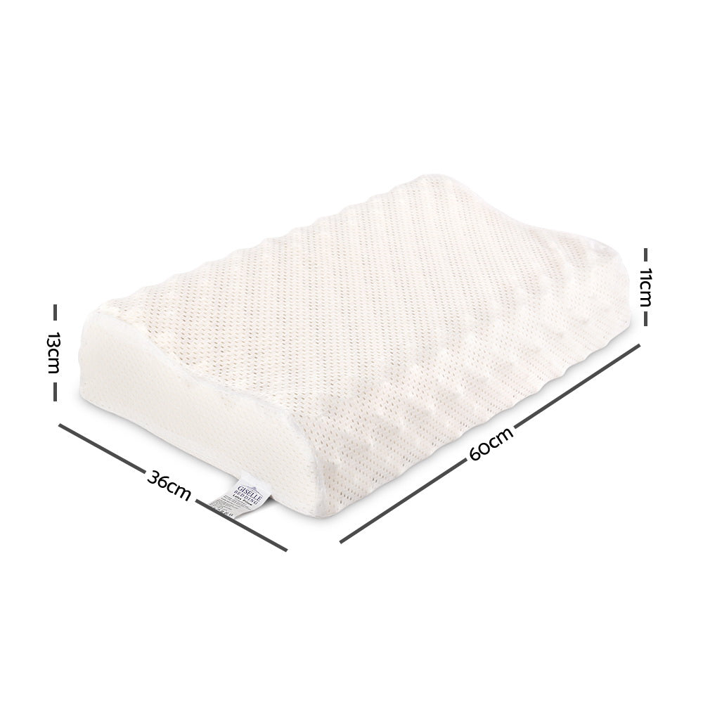 Natura Natural Latex Pillows – White – Set of 2