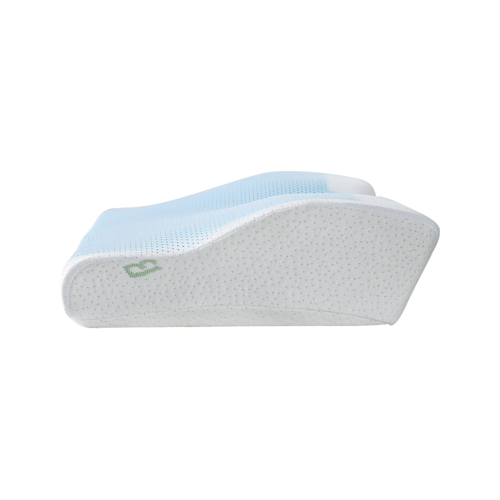 Alderon Cool Gel Memory Foam Pillow – White – Standard
