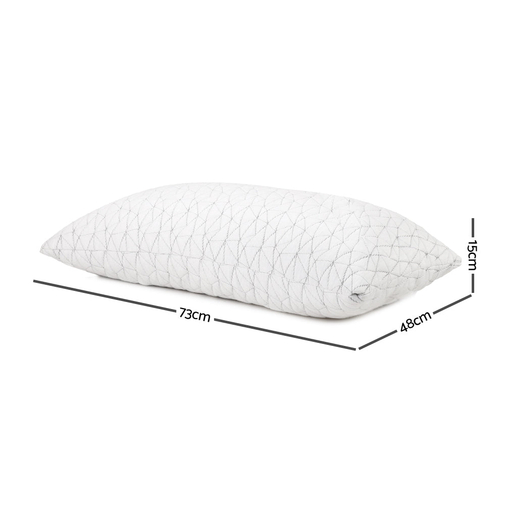 Giselle Memory Foam Pillows – Single – Set of 2