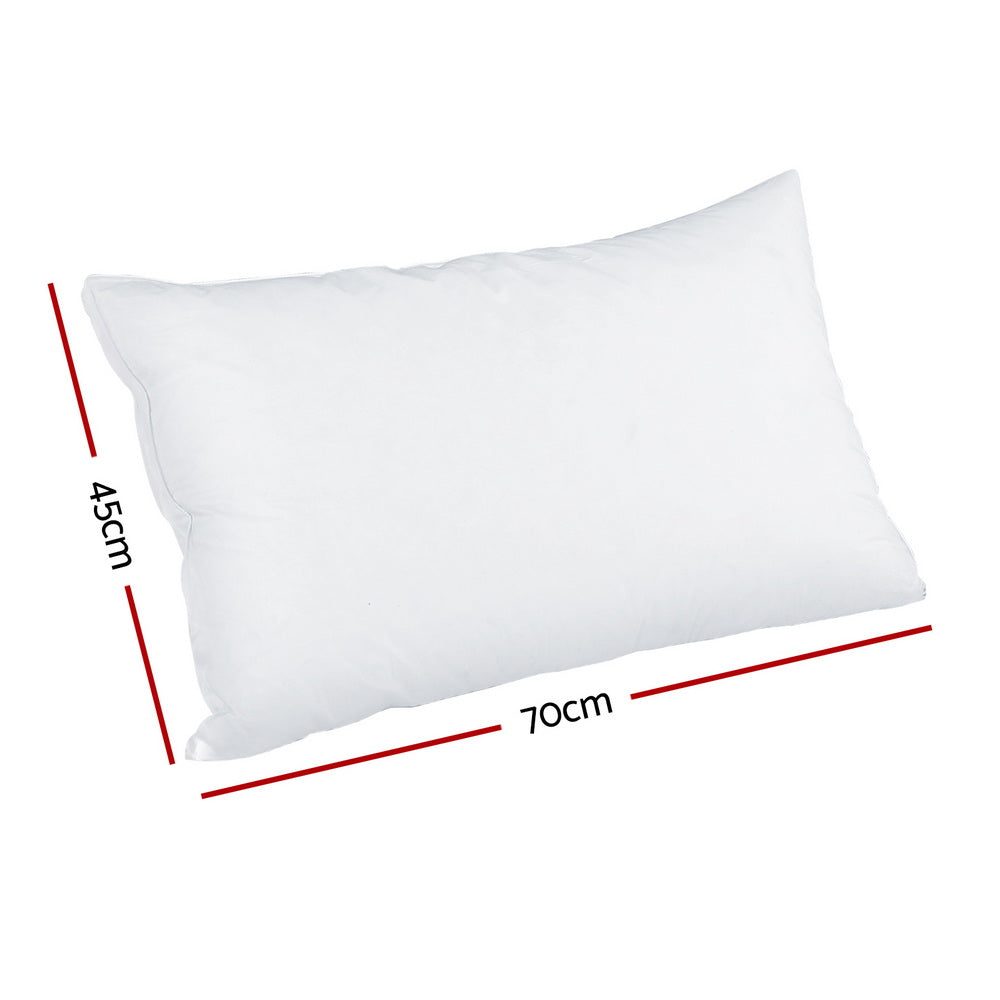 Zenith Adjustable Memory Foam Pillow – White – Set of 2