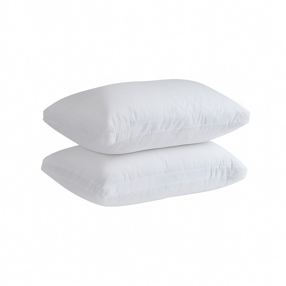 Zenith Adjustable Memory Foam Pillow – White – Set of 2