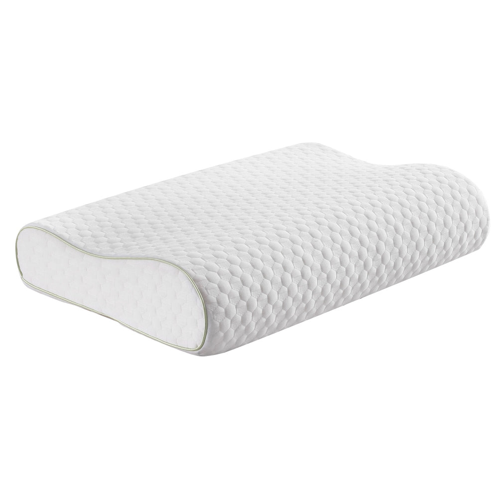Marston Memory Foam Contour Pillow – White – Standard