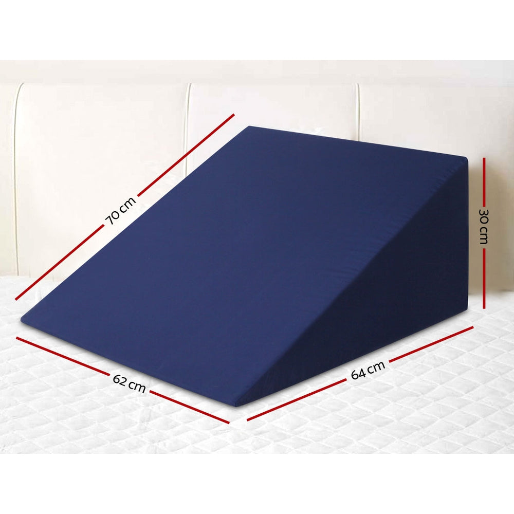 Wedge Support Pillow – Blue – Standard