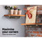 Floating DIY Pipe Shelf - Set of 2