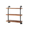 Artiss Floating DIY Pipe Shelf 3 Tiers - IRMA