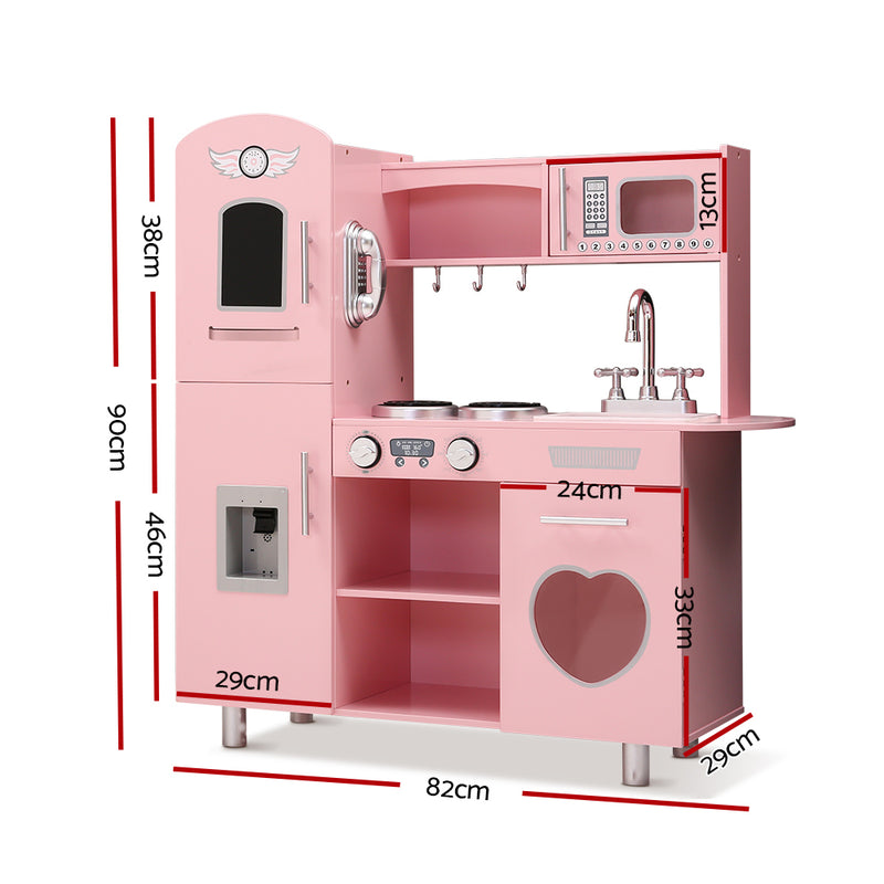 Kids Kitchen Play Set - Pink