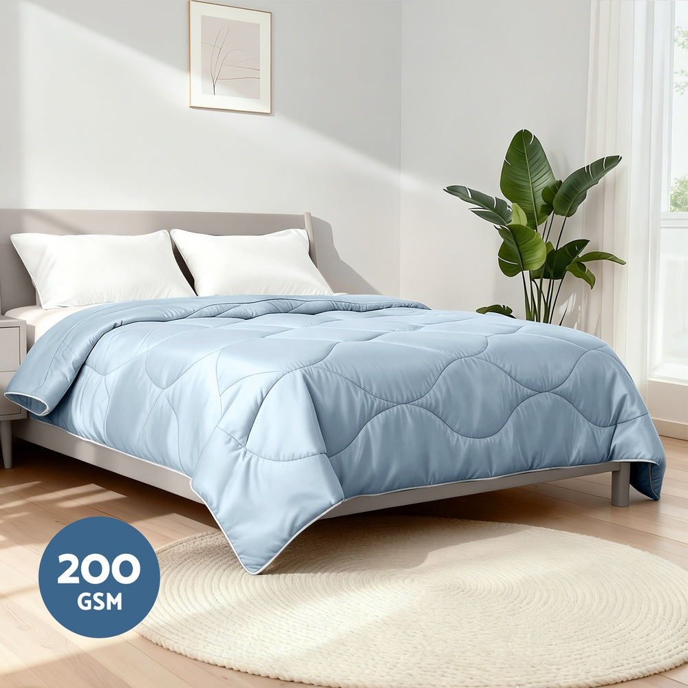 Breeze Tencel Quilt – Blue – Queen
